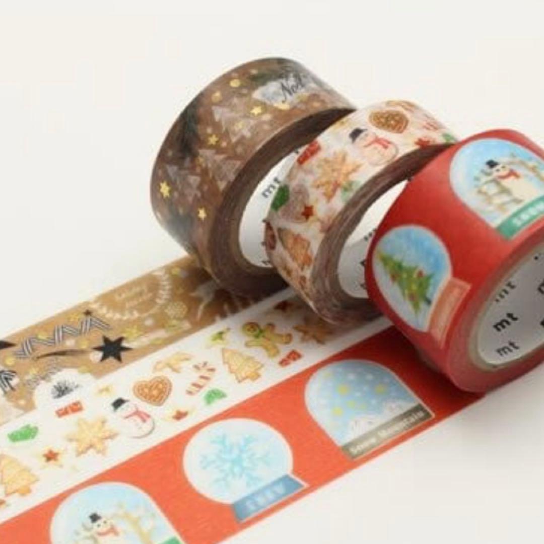 廃盤mt クリスマスマスキングテープ2016、2017、2018、2019