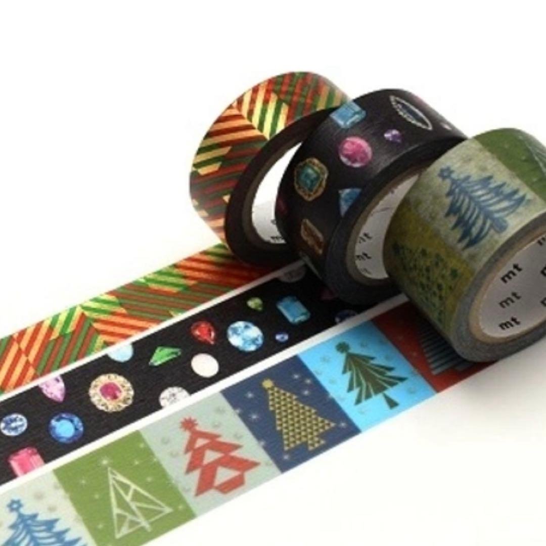 廃盤mt クリスマスマスキングテープ2016、2017、2018、2019