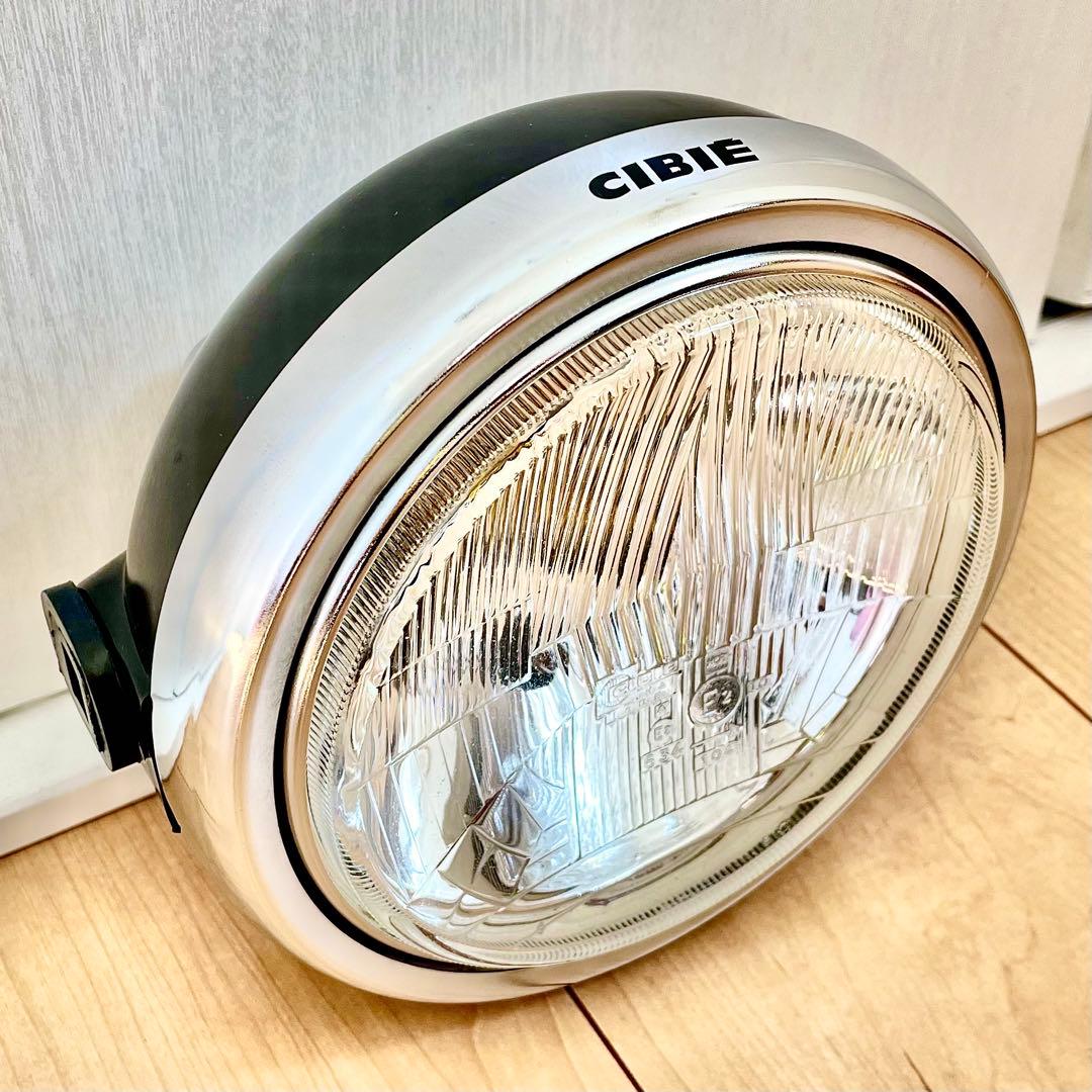 masaru！　当時物 CIBIE シビエ 凹みヘッドライト CB400F