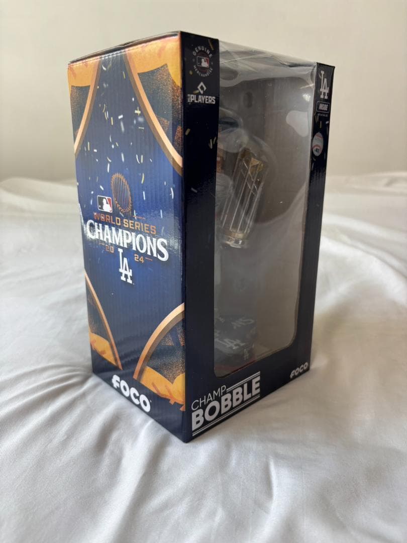 【2024体限定】山本由伸 ドジャース バブルヘッド 世界一トロフィー付き