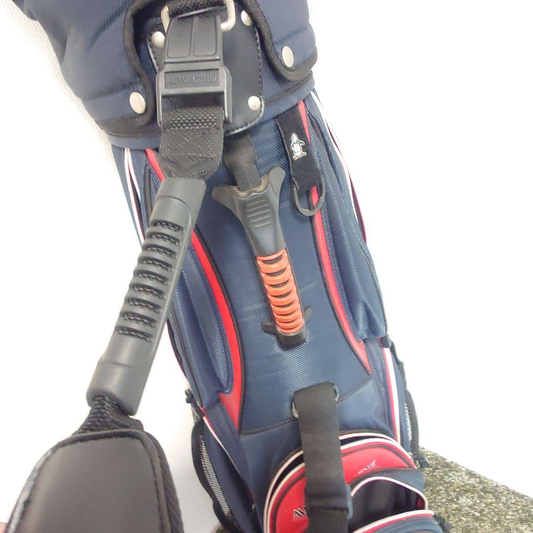 Munsingwear キャディバッグ ネイビー/レッド