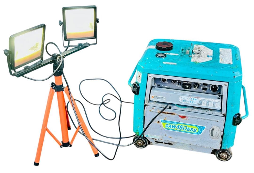 Denyo GAW-150ES2 ポータブル発電機 動作確認済み