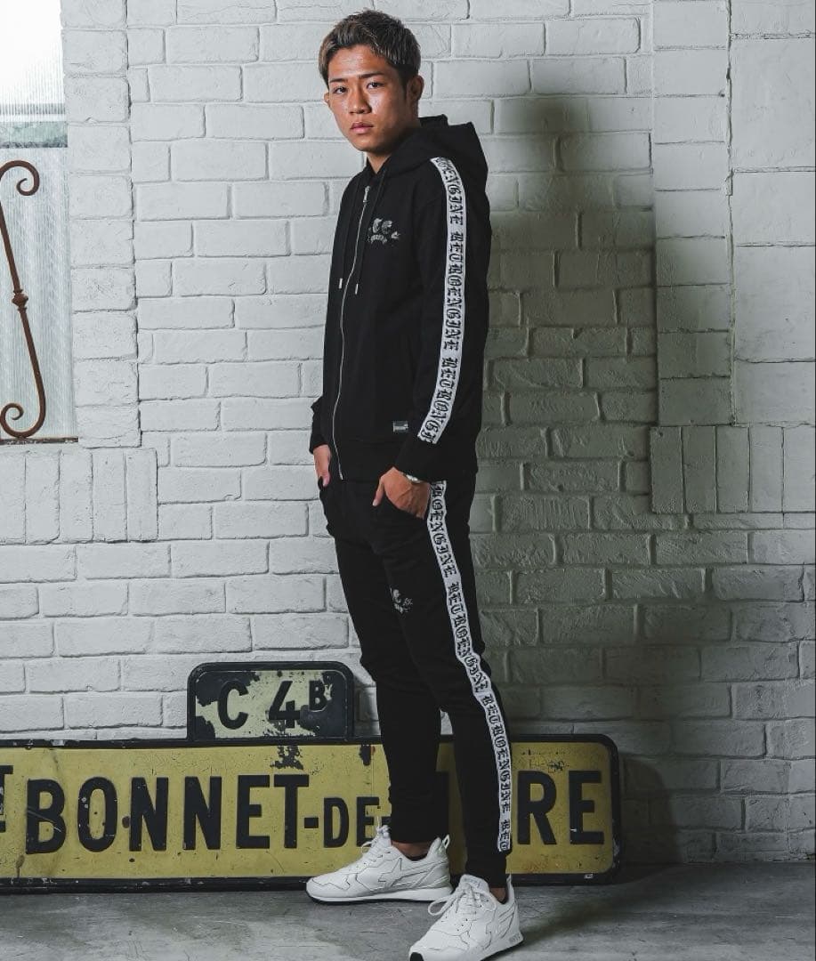 アダムスジャグラー セットアップ ブラック 上下Sサイズ