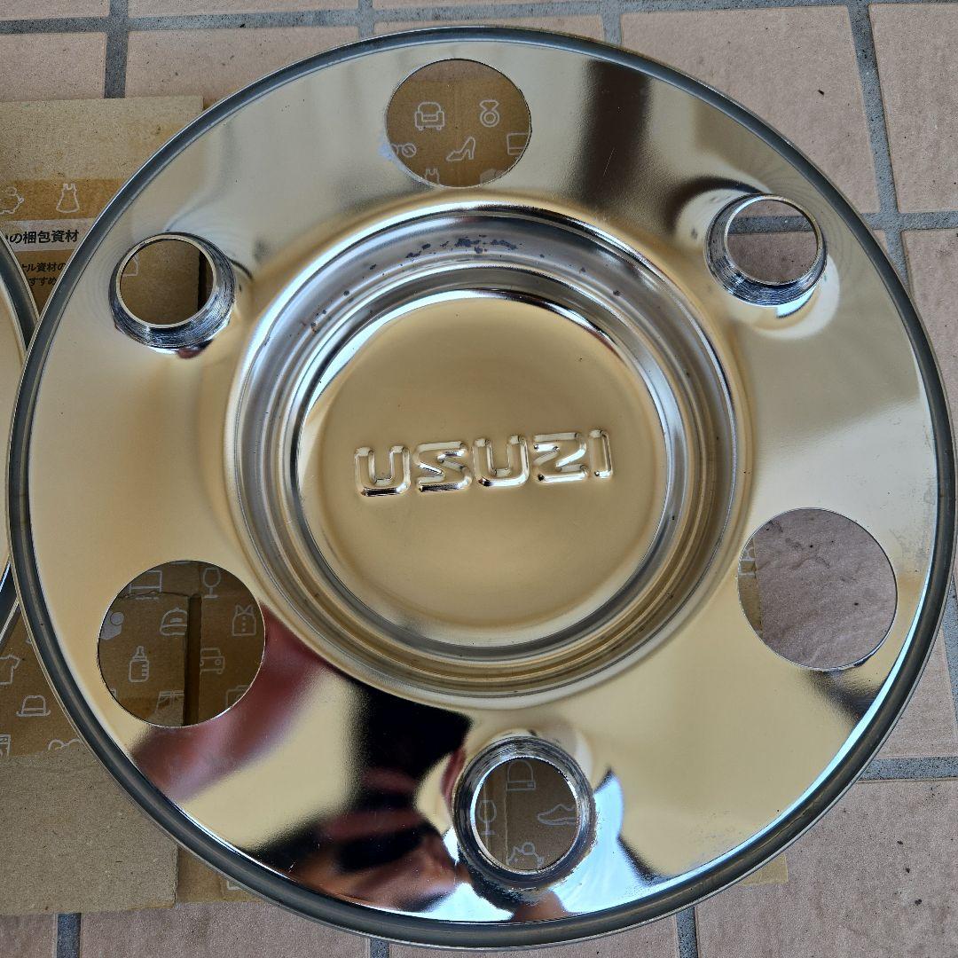 ISUZU ホイールカバー 2個セット アルミホイール ホイールキャップ