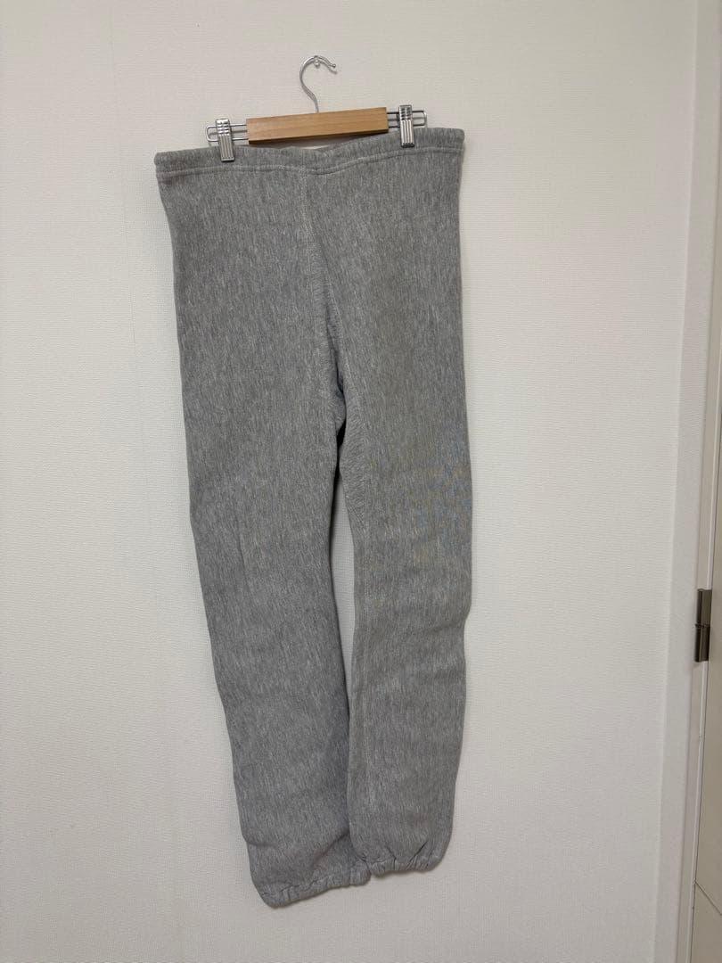 70’s青単色タグ チャンピオン リバースウィーブ スウェットパンツ無地グレー