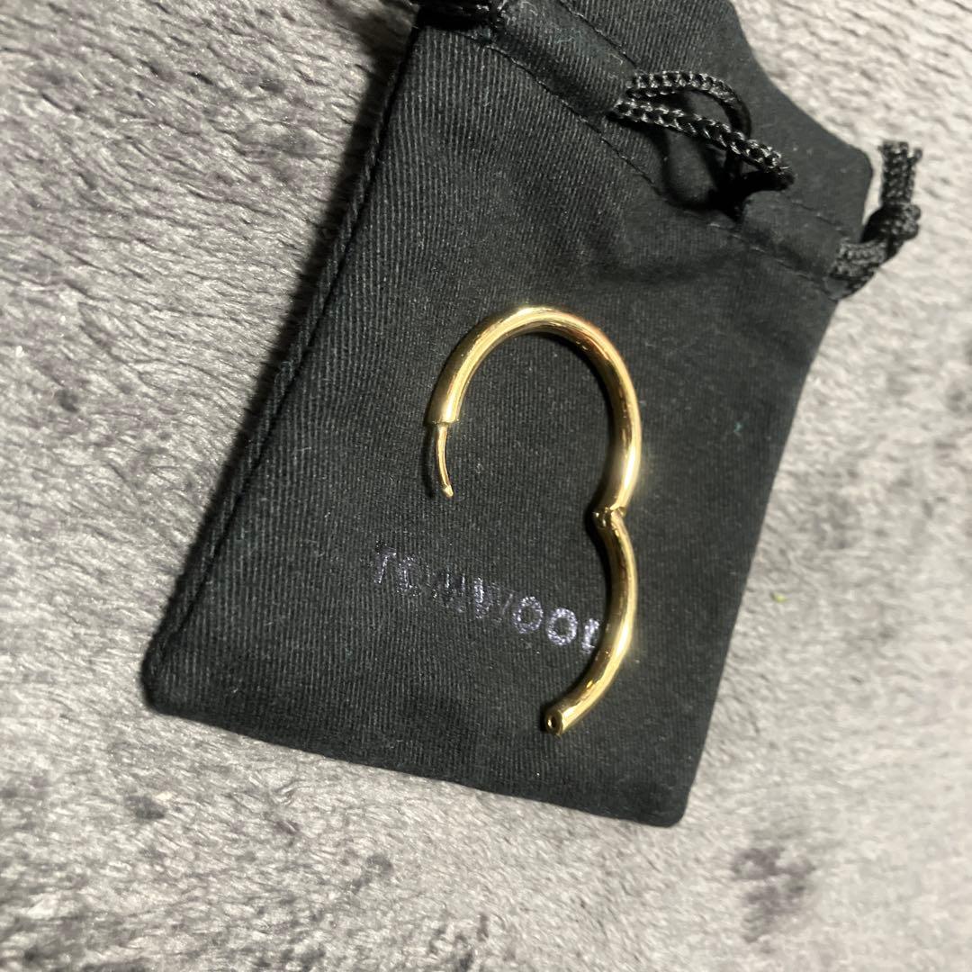 トムウッド　classic hoop large gold ピアス　金