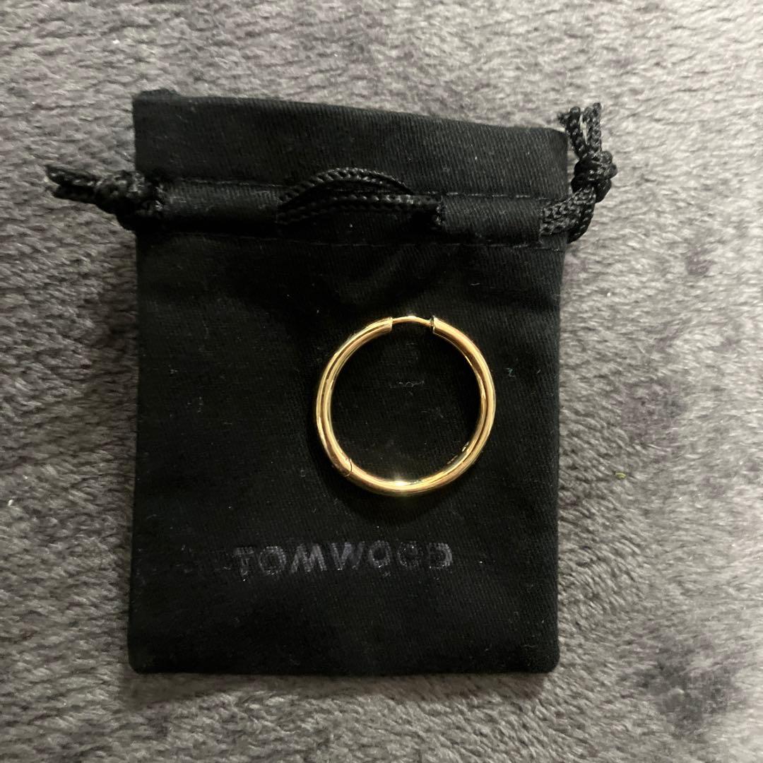 トムウッド　classic hoop large gold ピアス　金