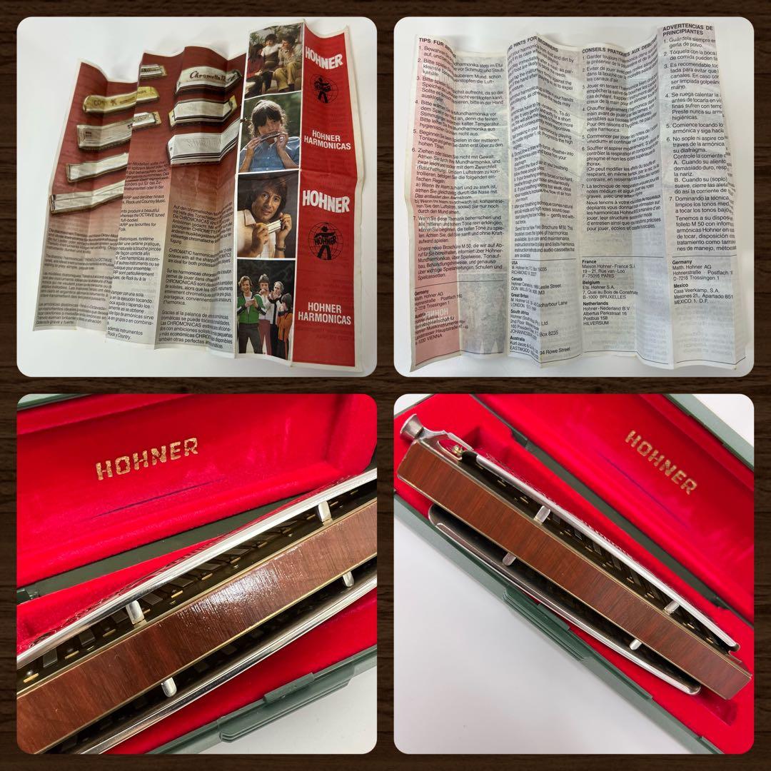 HOHNER Chromonica 270 C調 クロマチック ケース付　木製