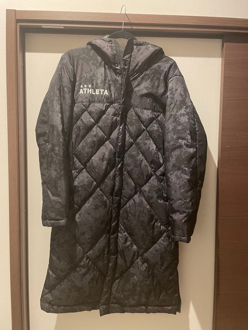 アスレタ　ダウンベンチコート　Sサイズ