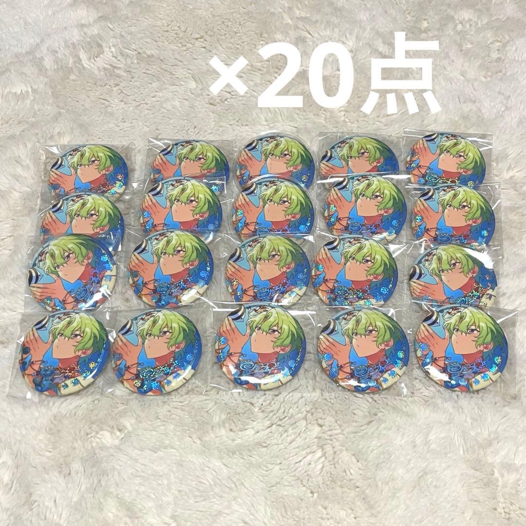 巴日和 あんスタ 招募缶バッジ 中国缶 テーマスカウト