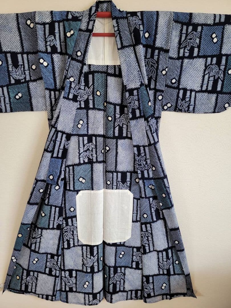 志保　浴衣　有松鳴海絞り　美品