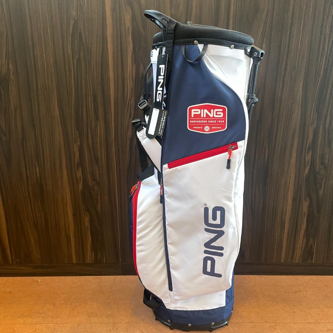 ピン（PING )ゴルフ 軽量 スタンド式 キャディバッグ 9.0型 5分割