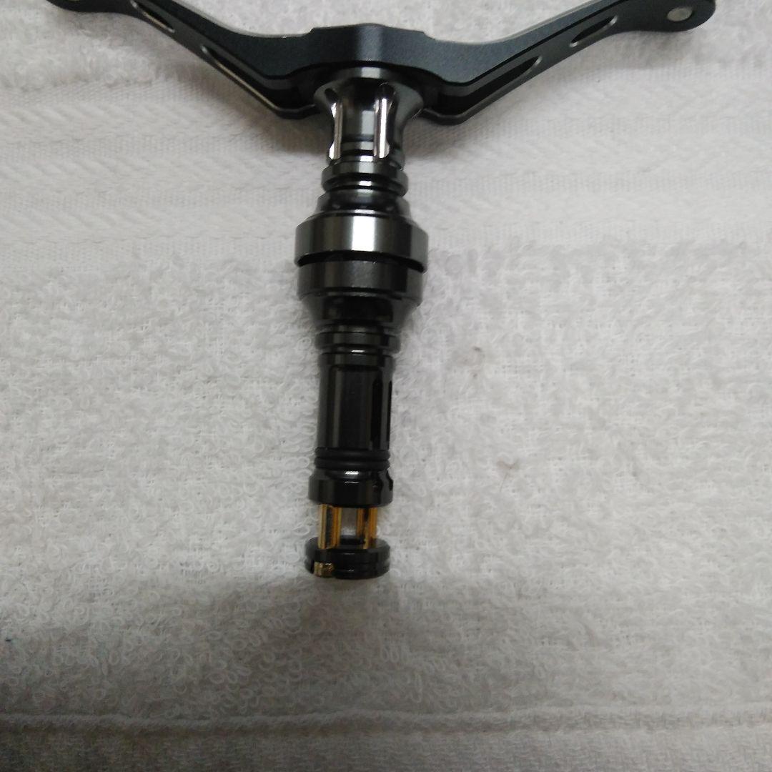 DRESS スピニングリールハンドル ブラック/シルバー