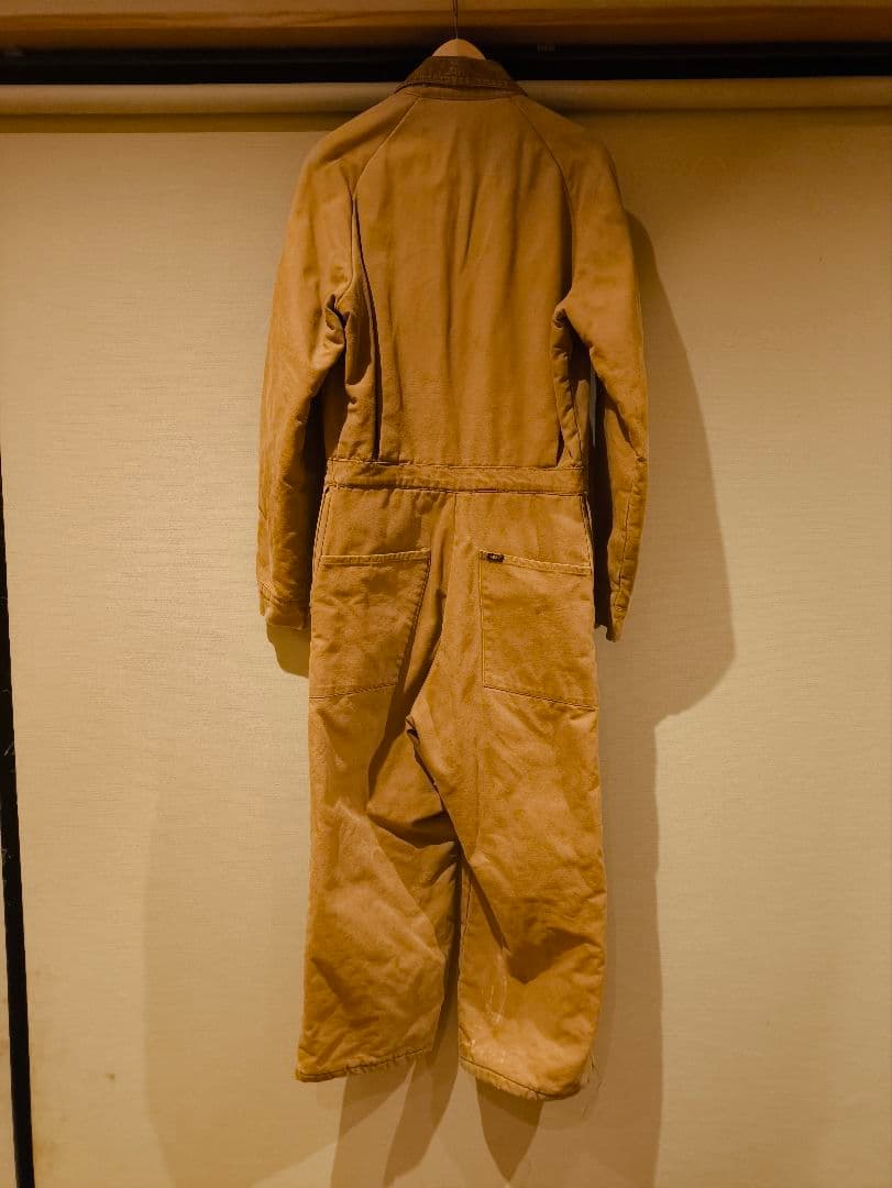 【週末限定セール】Lee　キルティング　オールインワン　ビンテージ　ダック生地