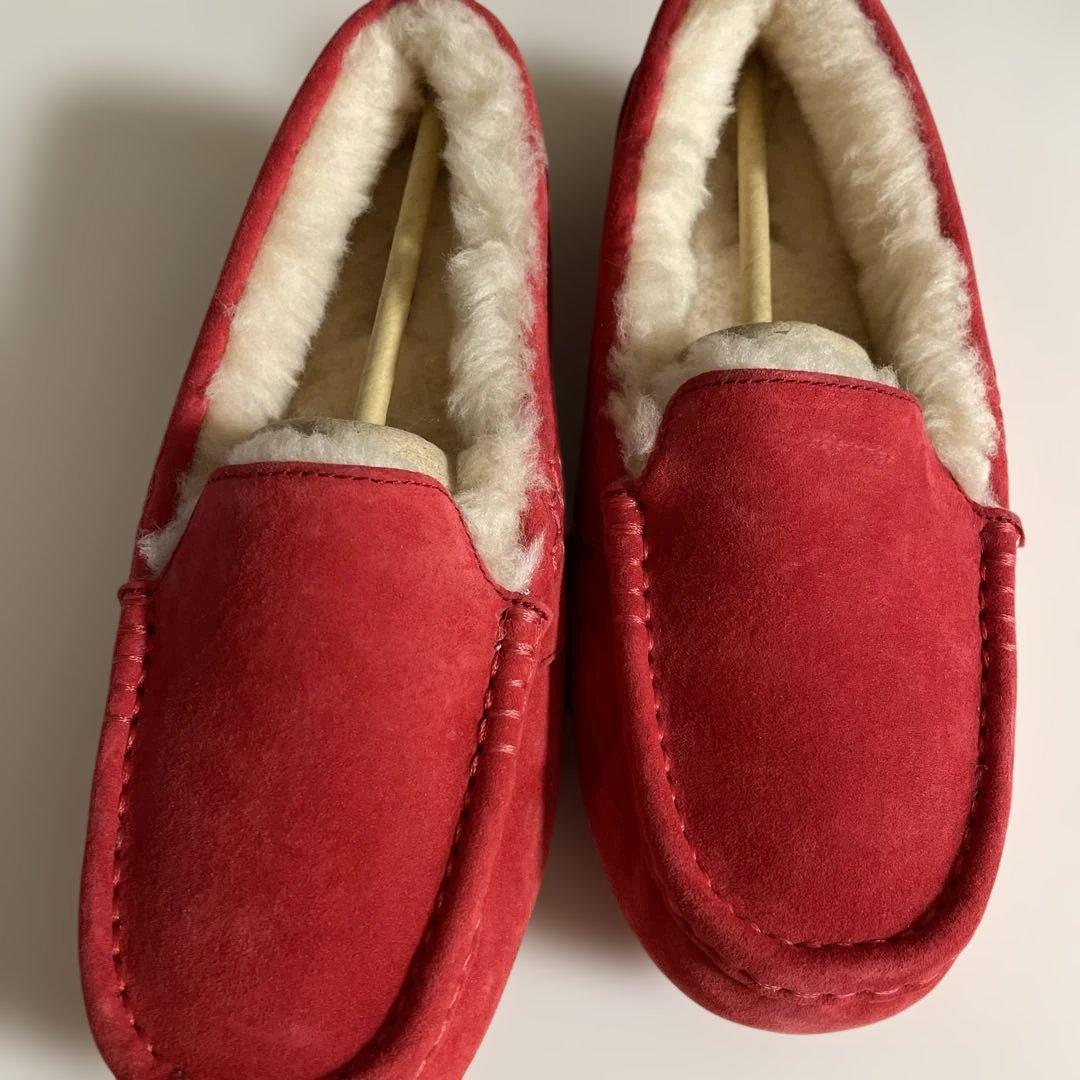 UGG W Ansley レッド モカシン