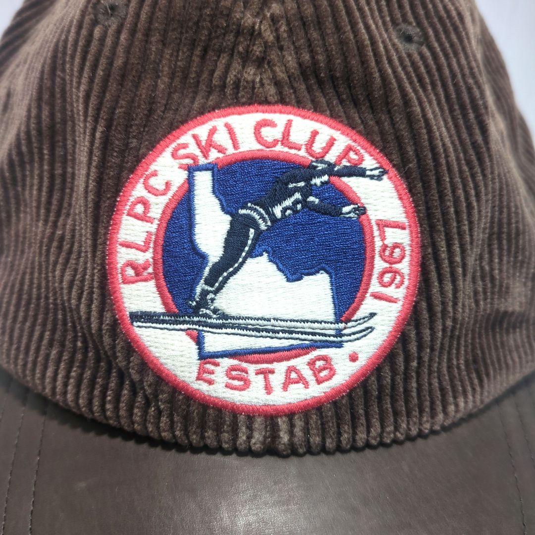 【美品】ラルフローレン　コーデュロイ　キャップ　POLO SKI CLUB