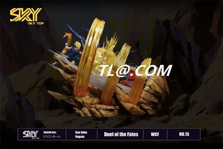 新品未開封『ドラコンボール』 　孫悟空＆魔人ベジータ　ガレージキット スタチュー