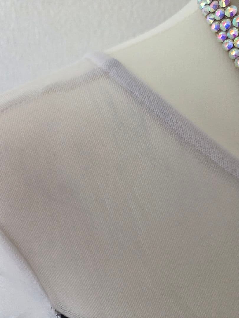 訳あり スタンダードドレス ボールルーム ホワイト 社交ダンス