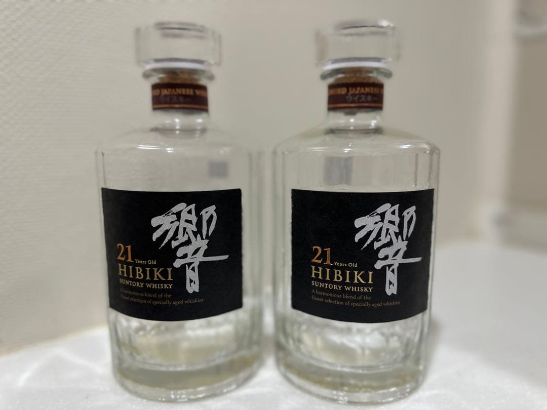 Hibiki 21年 ウイスキー 空瓶2本セット