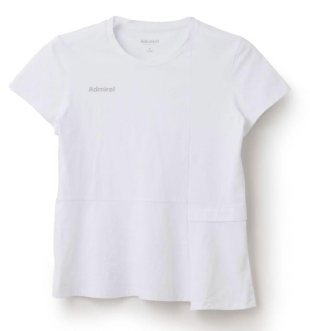 アドミラル2025秋冬アシンメトリーヘムスイッチTEE LLサイズ　新品タグ付き