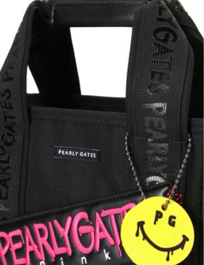 PEARLYGATES パーリーゲイツ カートバッグ 黒 ピンク