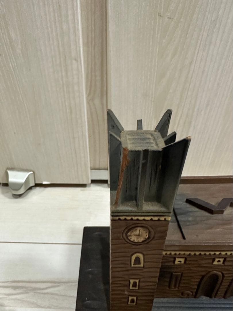 早稲田大学 大隈講堂 木彫り オルゴール アクセサリーボックス 宝石箱 小物入れ