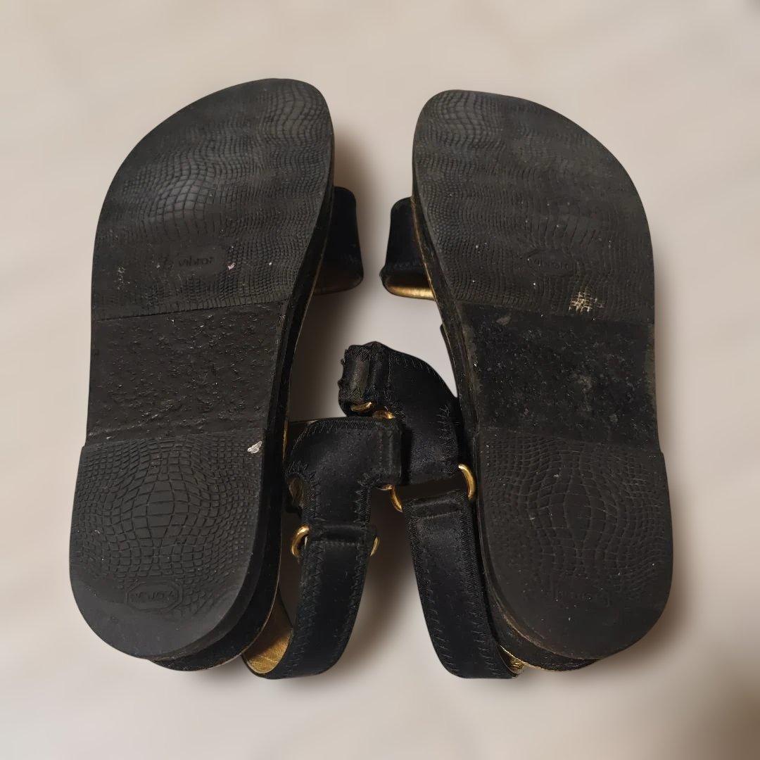 【ストラップ破損】CHANEL サンダル 37