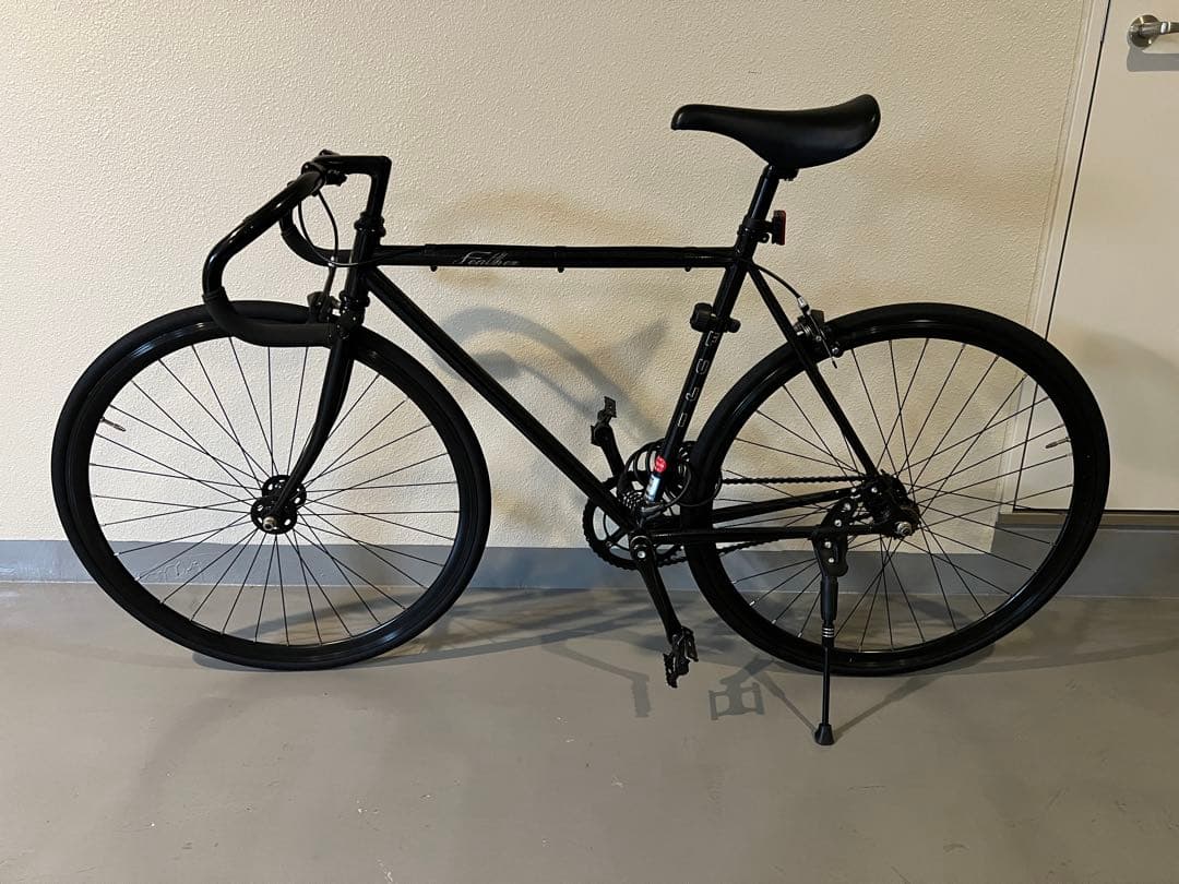 ピストバイク FUJI FEATHER GLITTER_BLACK 2023