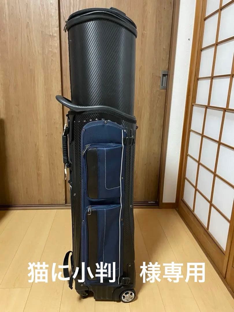 TIGORA×HELIX 限定モデル 4輪キャスター付 ゴルフキャディバッグ