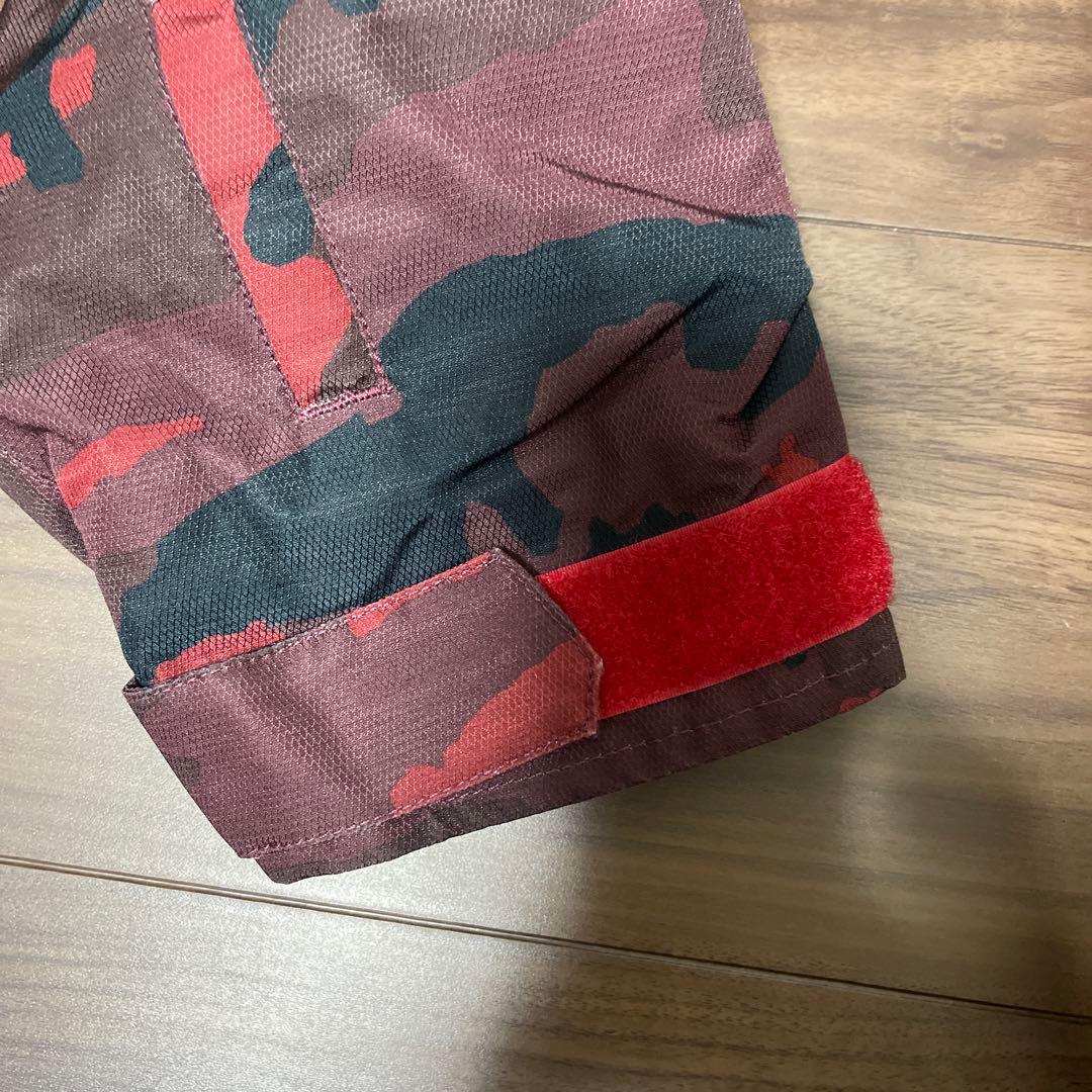 VOLCOM スノーボードウェア上下　子供用　赤黒迷彩