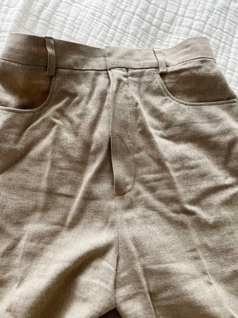 フロントタック ストレートパンツジャックムス