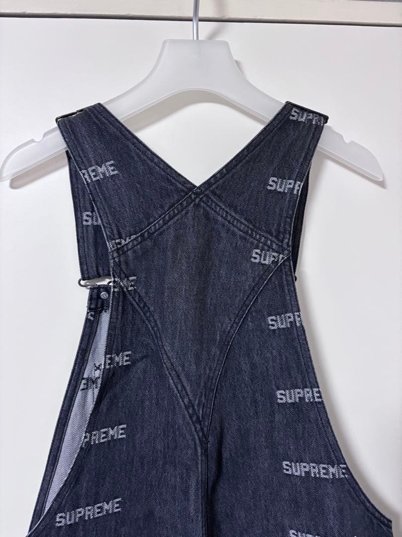 Supreme デニム オーバーオール ブラック シュプリーム S ツナギ