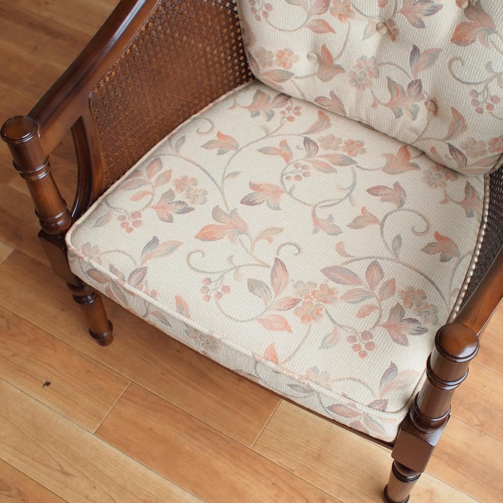 カリモク/karimoku コロニアル 1人掛けソファ A レトロ ビンテージ