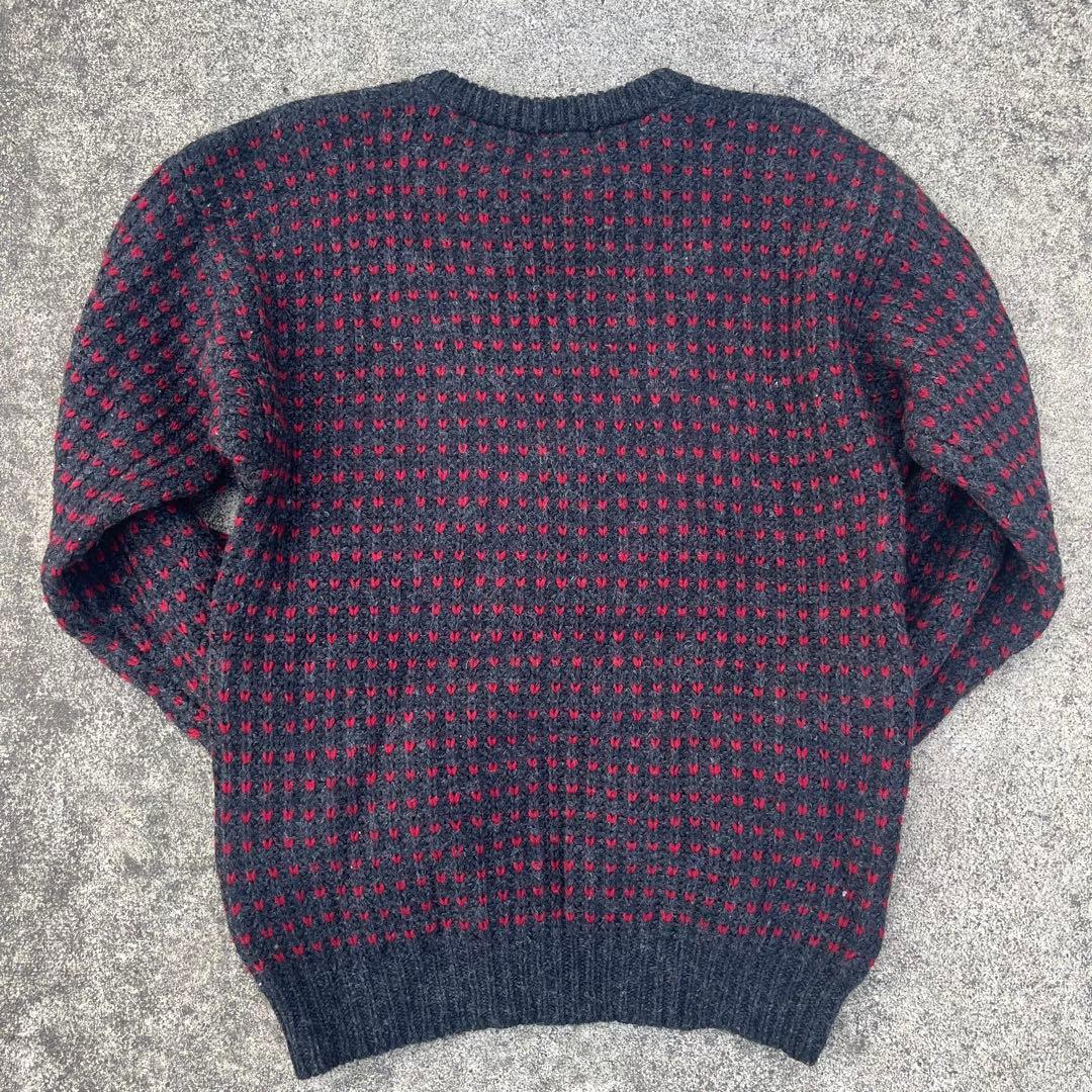 【80s】激レア　ウールリッチ バーズアイニット イギリス製