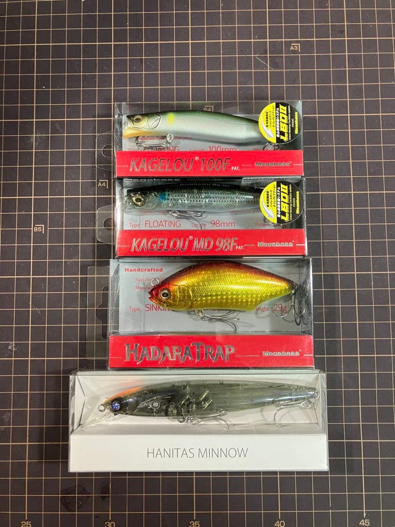 メガバス、マドタチ　ルアー4個セット