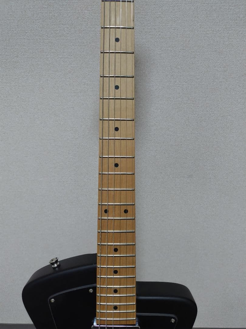 PEOZ エレキギター ブラック 22フレット