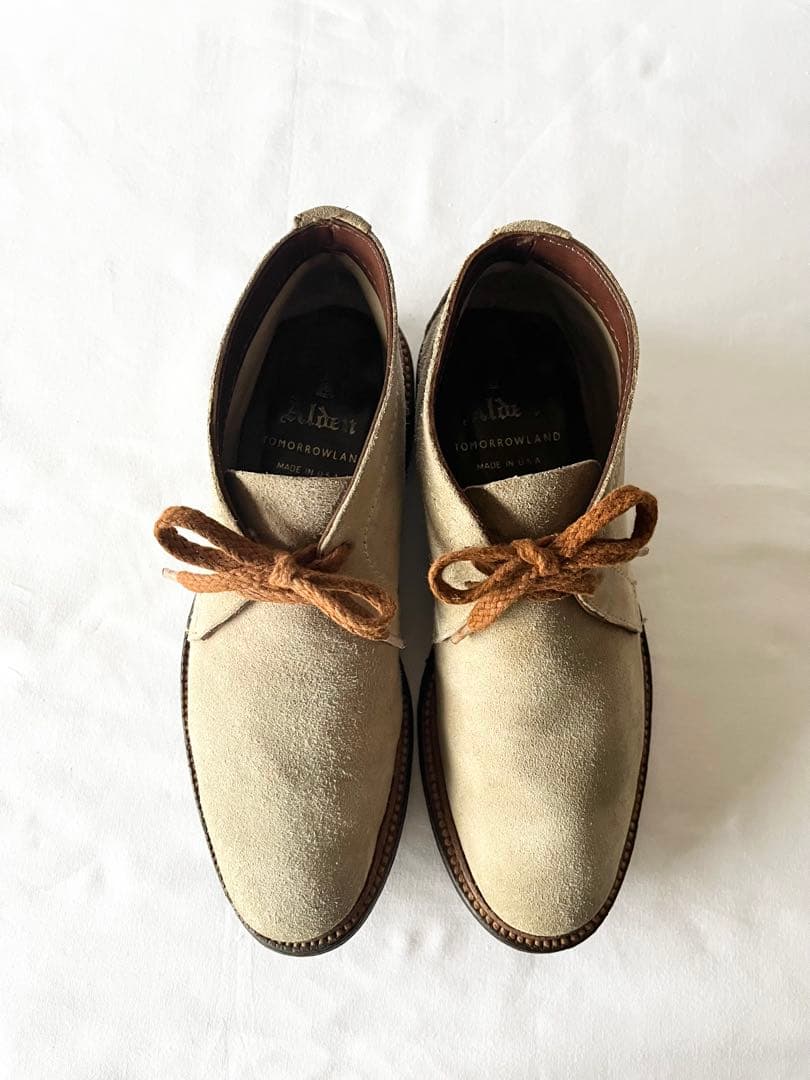 Aldenオールデン1494スエードチャッカブーツ TOMORROW LAND