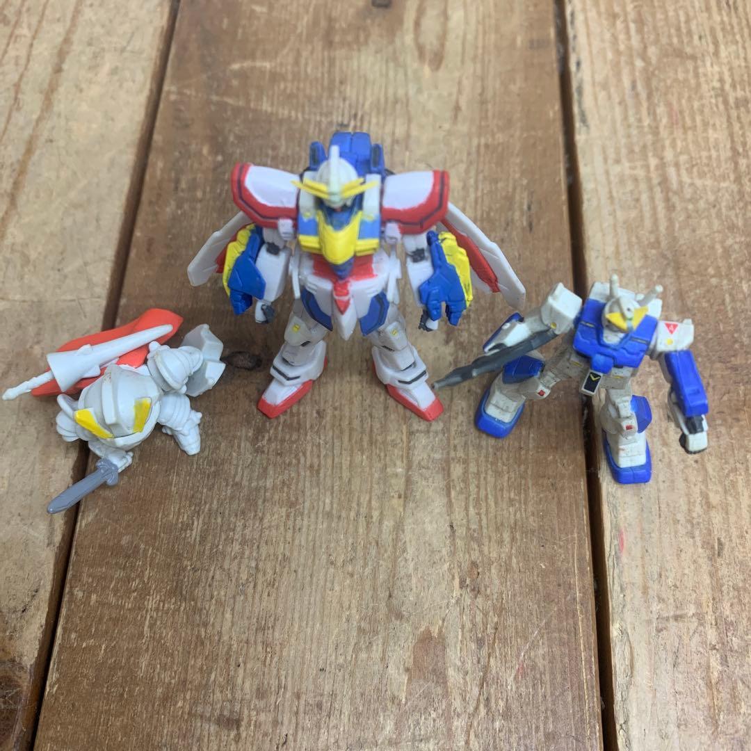 3F 【ガンダム フィギュア 3体セット】シャイニング アレックス 騎士ガンダム