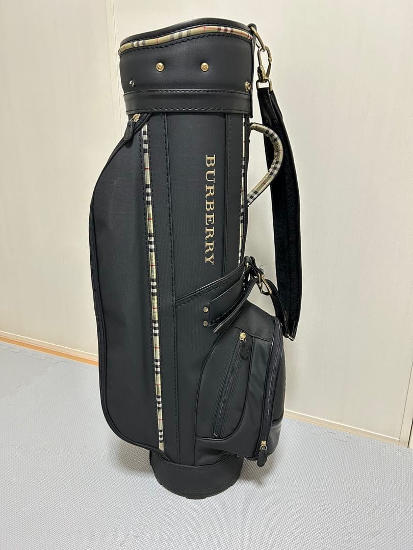 希少 バーバリー BURBERRY キャディバッグ ゴルフ
