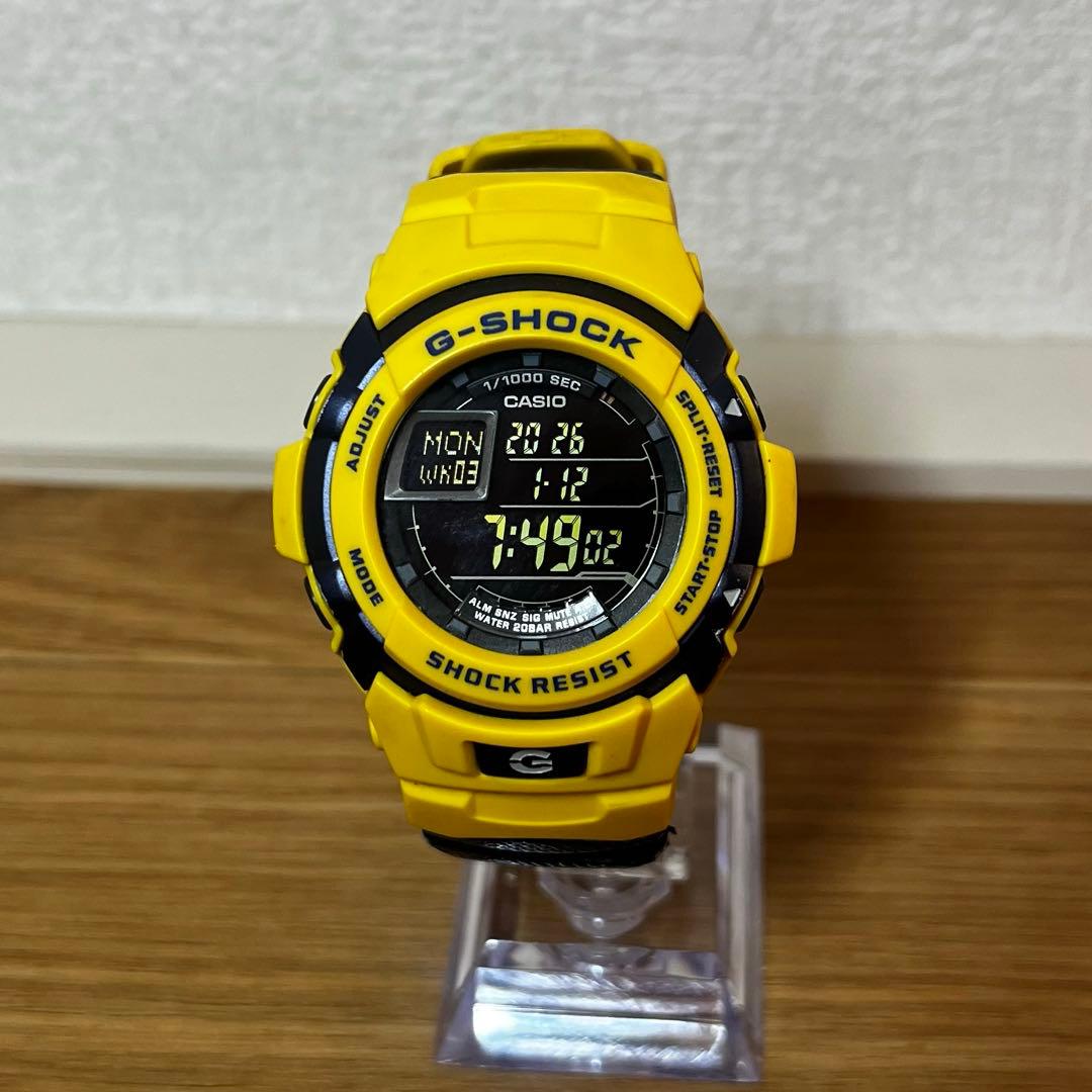 【 電池新品 】 G-7710RL イエロー 海外モデル 反転液晶