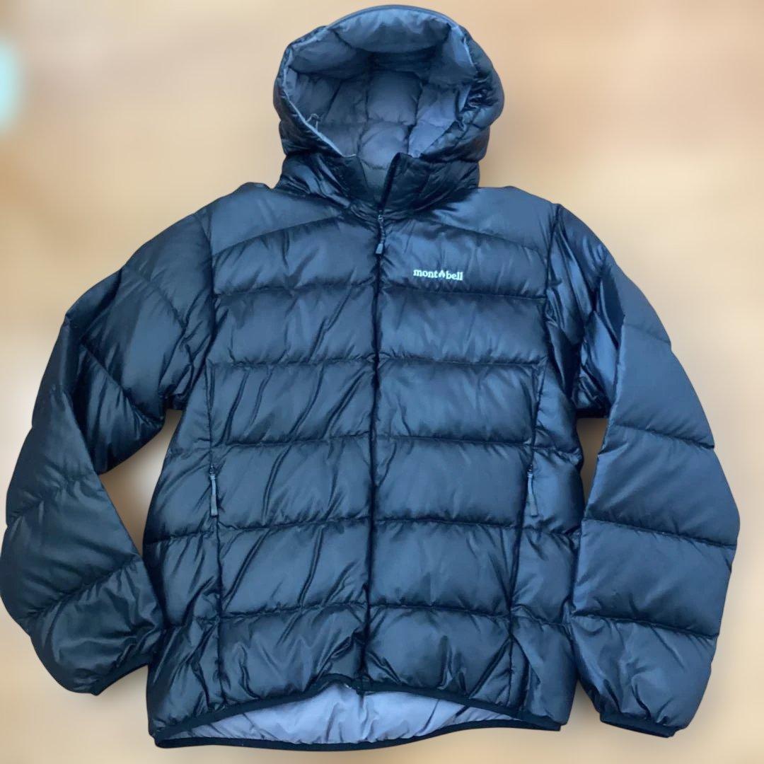 アキさん専用、mont-bell フード付きダウンジャケット 黒 L