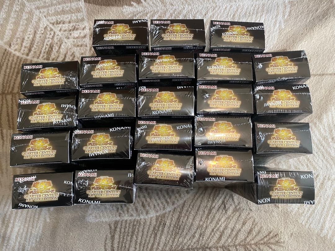 遊戯王QUARTER CENTURY ART COLLECTION 未開封23個