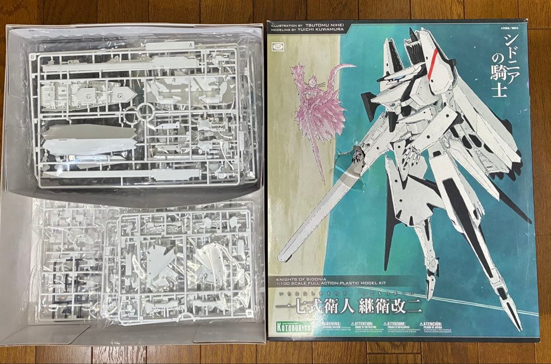 コトブキヤ　シドニアの騎士　一七式衛人継衛改二　プラモデル　身組立