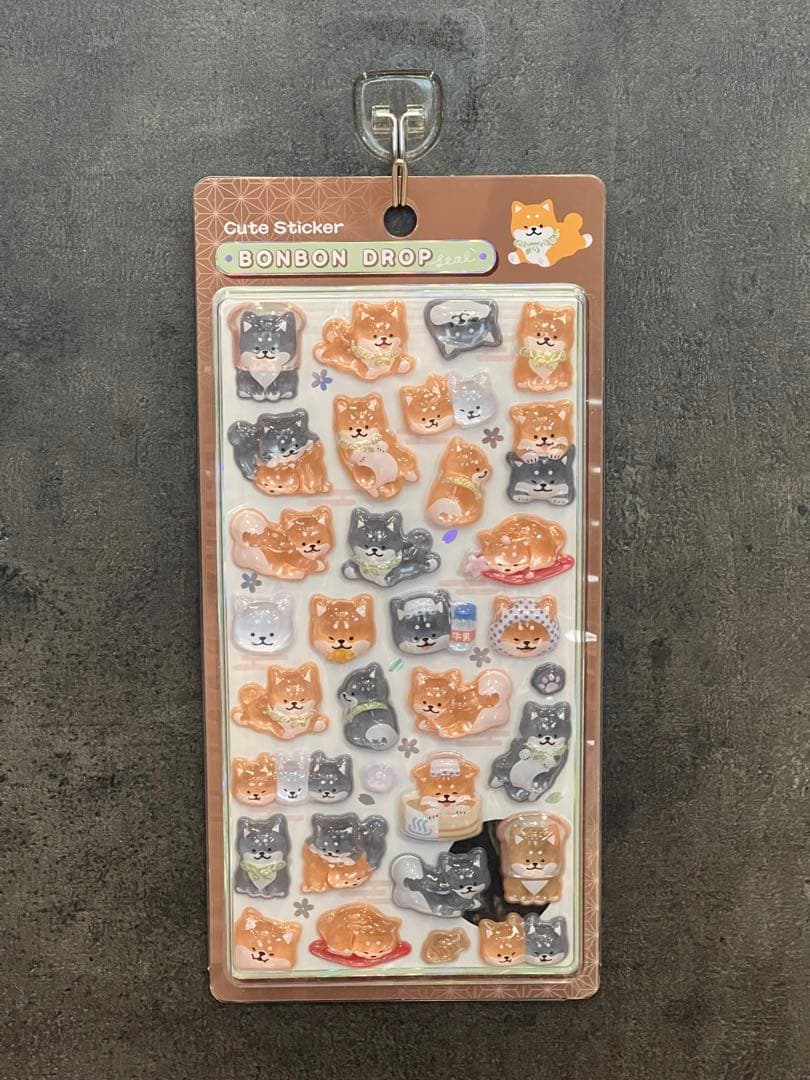 新柄　クーリア　ボンボンドロップシール　和柄　8点セット