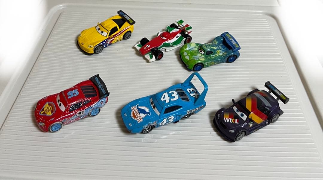 カーズ、ミニカー（マテル）ジェフ、キング、マックスシュネル（廃盤）