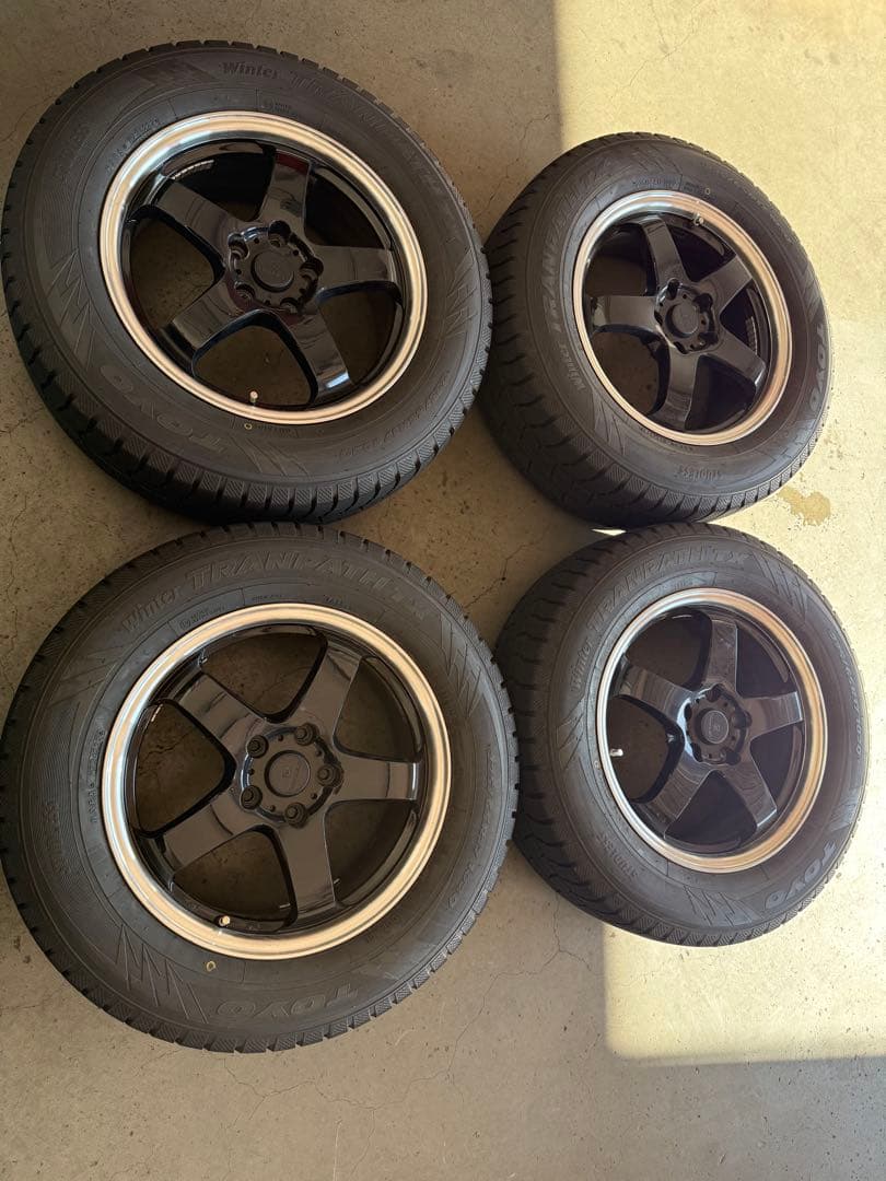 アルミホイールスタッドレスタイヤ4本セット　225/65R17 エクストレイル等