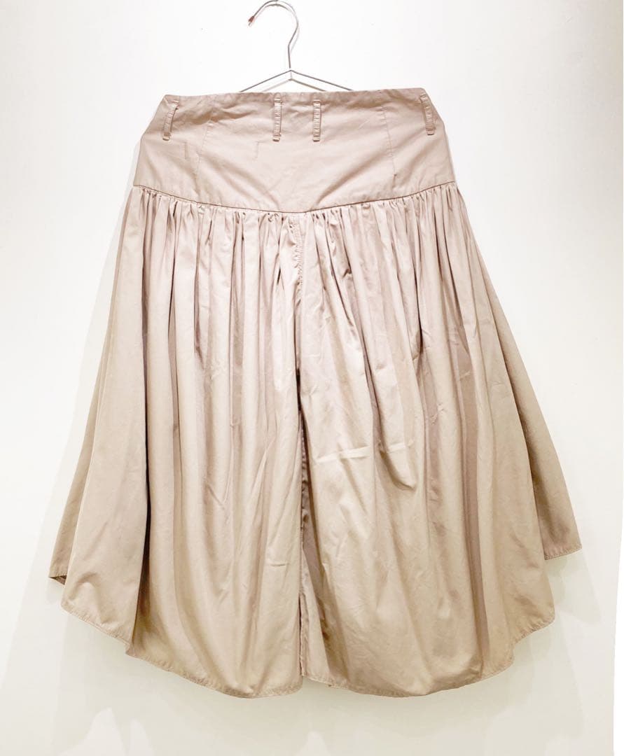 KAPITAL ギャザー入りベージュワイドパンツ サイズ1