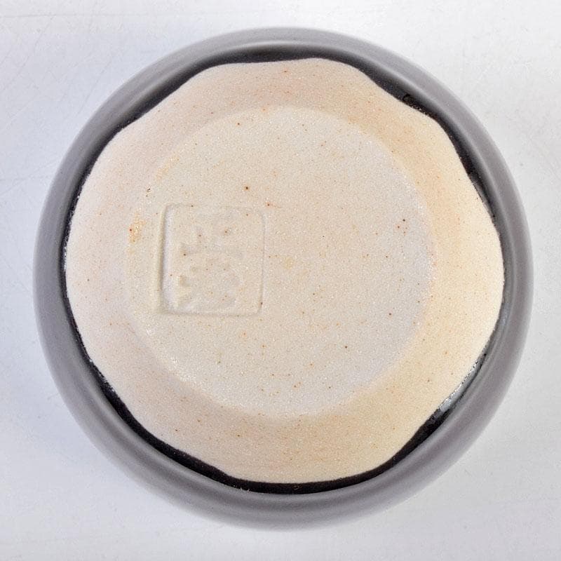 九谷焼　人間国宝　徳田正彦（三代徳田八十吉）　彩釉　ぐい呑　共箱　V　R9189