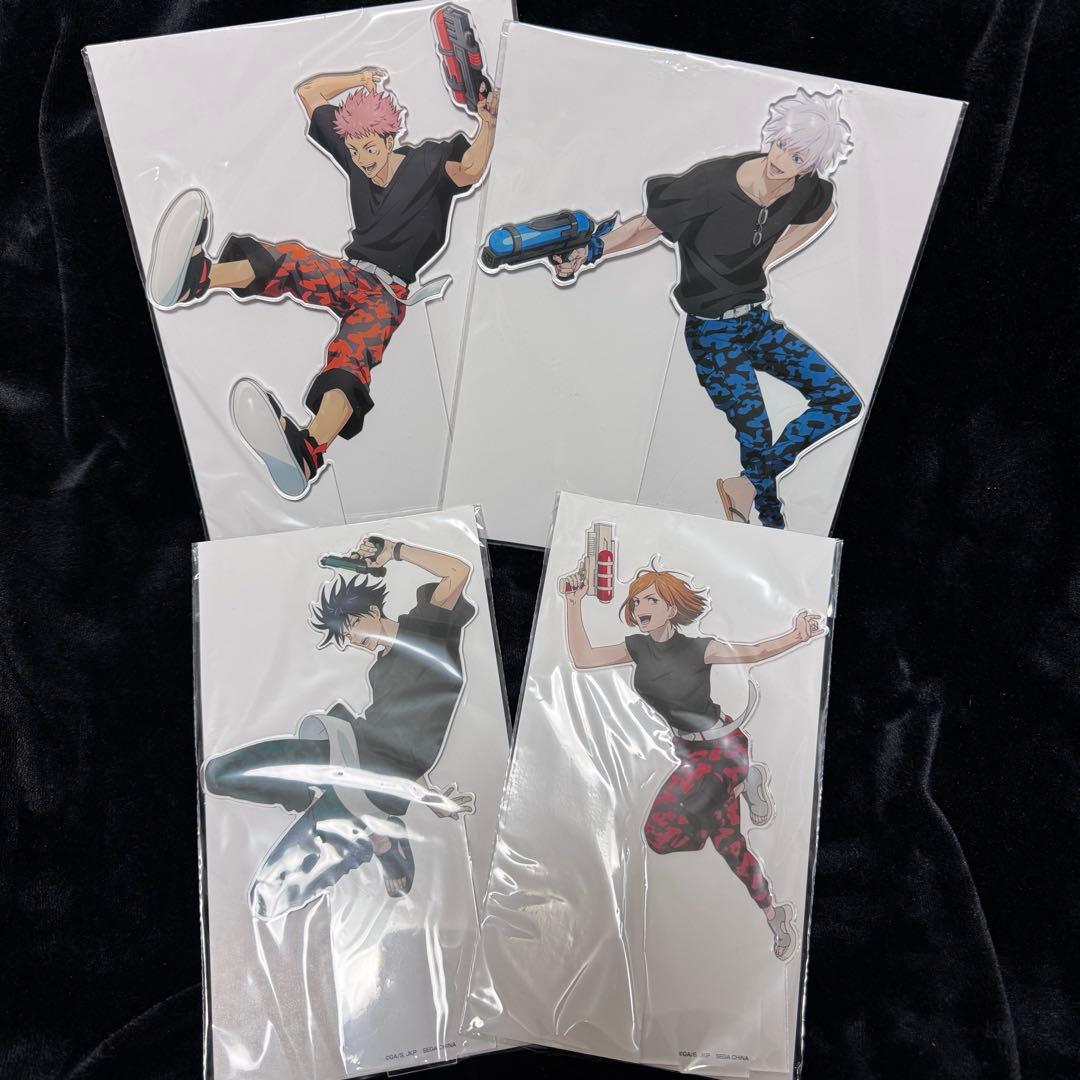 呪術廻戦 BIGアクリルスタンド 五条 虎杖 伏黒 野薔薇 4点セット