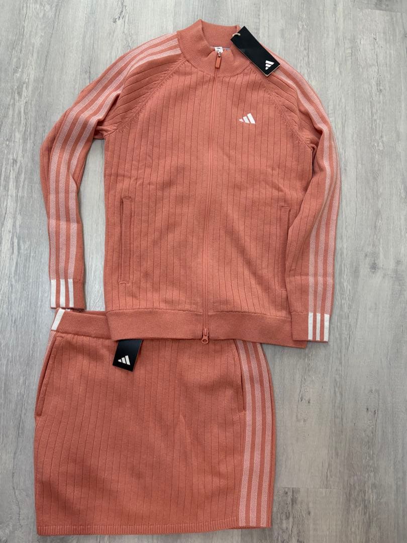 新品　今季37,400円　Lサイズ　アディダスゴルフ　ニット　セットアップ